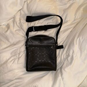 Black Coach crossbody bag